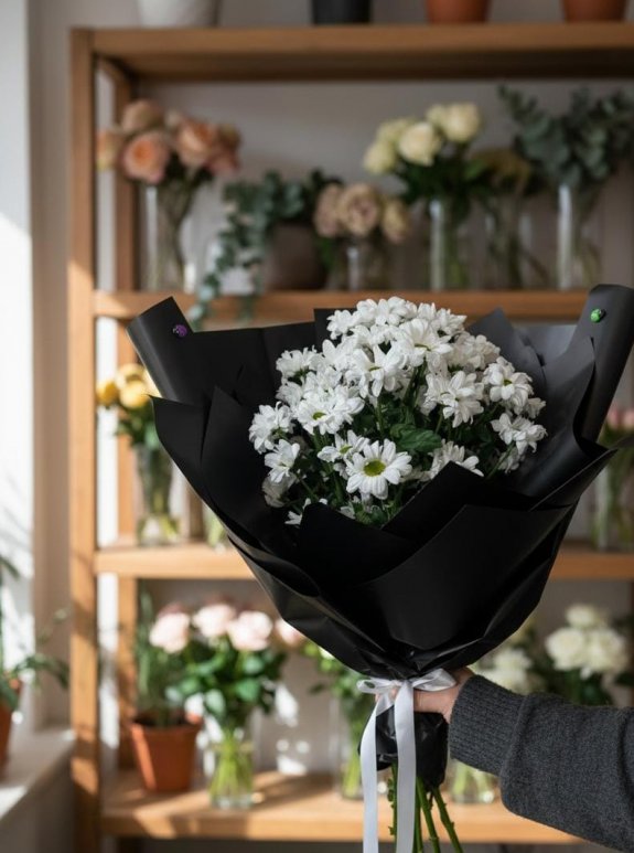 Beyaz Papatya Buketi