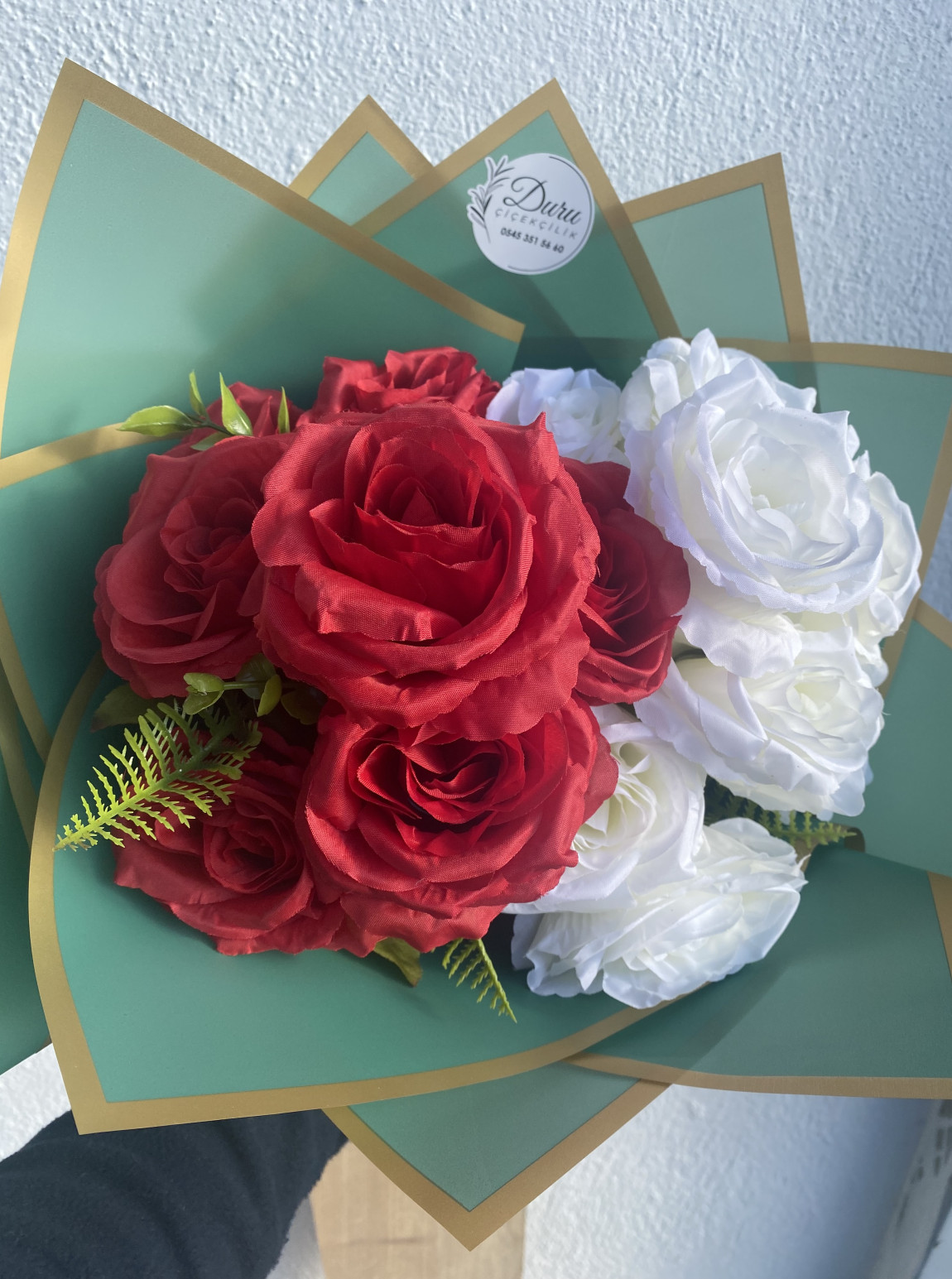 Yapay Gül Buketi 12 Li